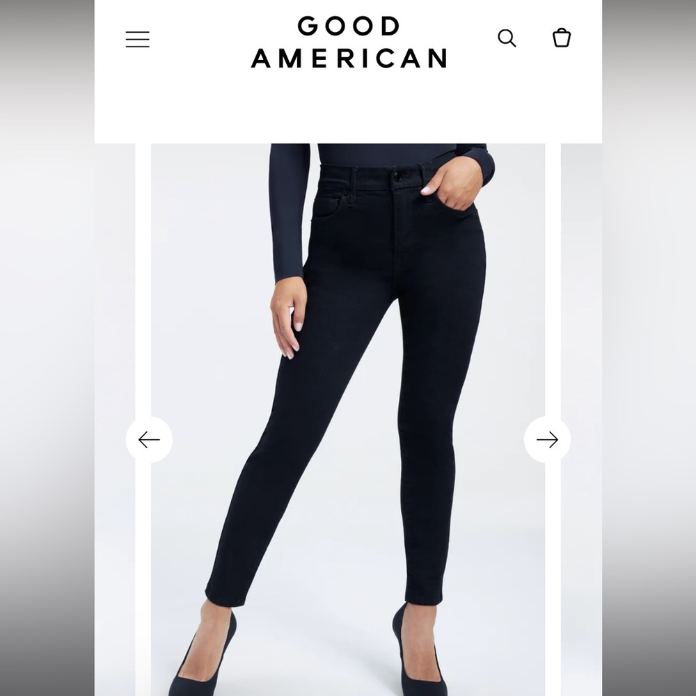 Good American ALWAYS FITS GOOD PETITE SKINNY